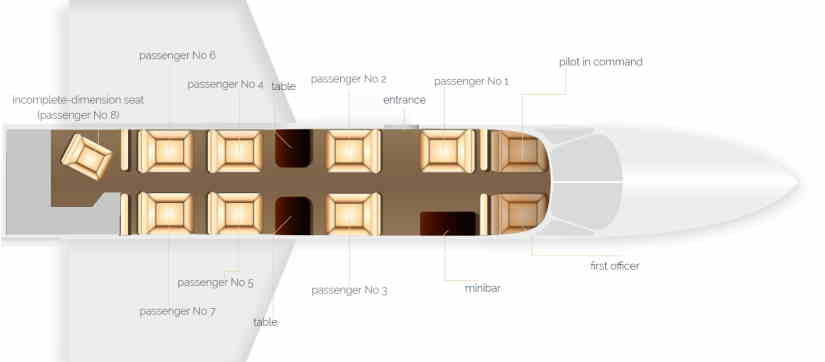 Beechcraft Hawker 400XP scheme