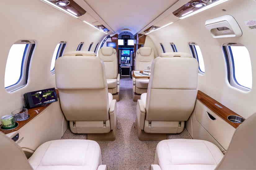 Learjet 70 cabin